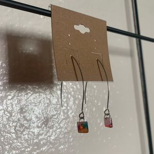 Multi-Color Square Earrings 🧚🏼‍♀️